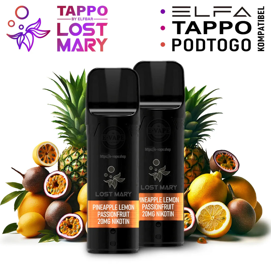Elfbar ELFA TAPPO Pods 2x Pineapple Passion Fruit Lemon 20mg