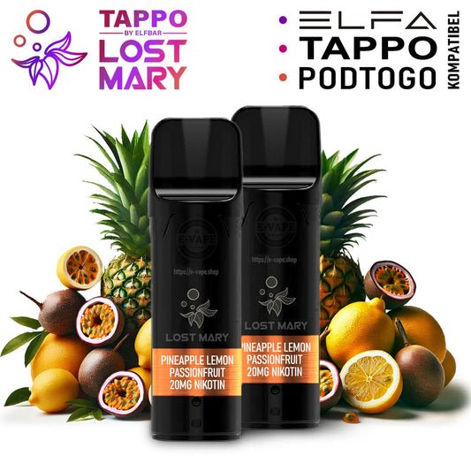 Elfbar ELFA TAPPO Pods 2x Pineapple Passion Fruit Lemon 20mg