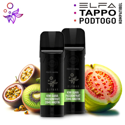 ELFBAR ELFA Pods 2x Kiwi Passionsfrucht Guava 20mg
