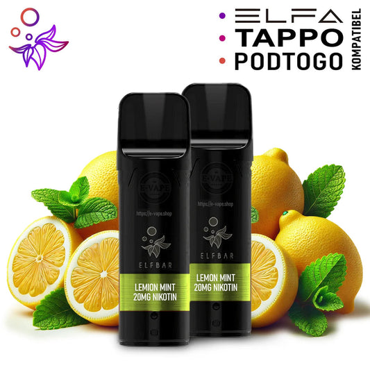 ELFBAR ELFA Pods 2x Lemon Mint 20mg