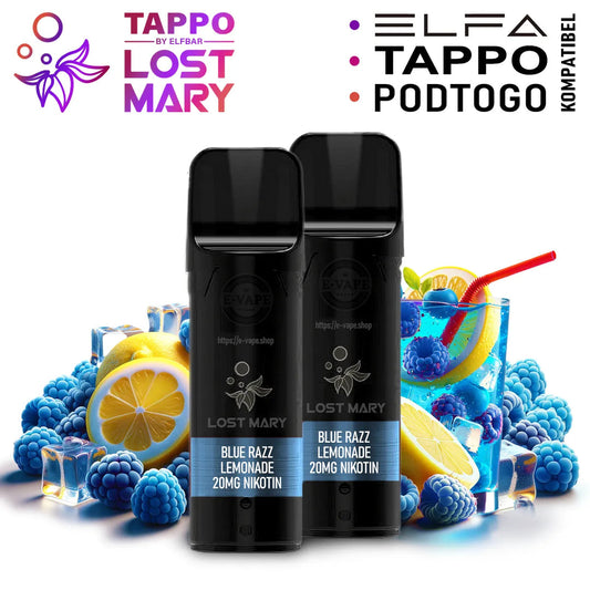 ElfBar ELFA - Blue Razz Lemonade Pods 2er Pack