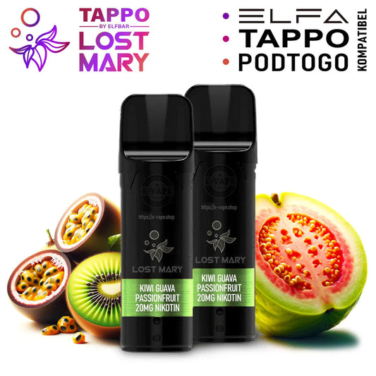 Elfa - Kiwi Passion Fruit Guava TAPPO Pods 2er Pack